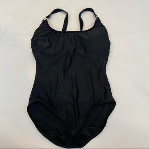 Womens Shape Detector tummy control swimsuit #83281 one piece bathing suit sz 10